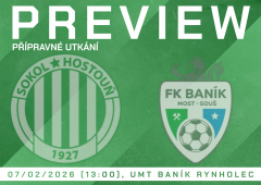 Preview: Hostouňské čeká těžká prověrka. V Rynholci přivítáme Baník